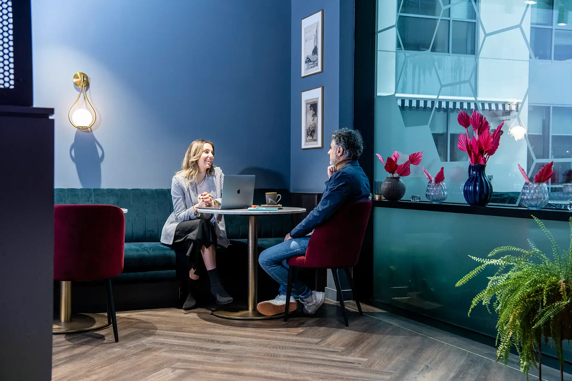 two people in locke king bar